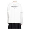 Coconut Crewneck T-Shirt with Logo Print