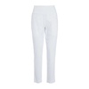 White Stretch Slim Pants Jinzu