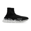 Women's Speed 2.0 Full Clear Sole Recycled Knit Sneaker in Black