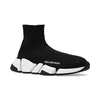Women's Speed 2.0 Recycled Knit Sneaker With Bicolor Sole in Black/white