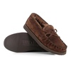 Brown Suede Moccasin Sandals