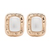 Self-Portrait Mottled' Gold-Plated Brass Earrings