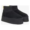 Women's Snow Boots made of Soft Black Velour Estro ER00116624