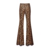 Leila Flare Trousers with All-Over Print