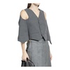Striped Vest Top Runway Style