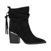 Fringed Rhinestone Ankle Boots