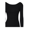 Black Long Sleeve Backless Maxi Dress