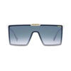 White/Blue Shaded Victory Sunglasses