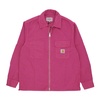 Magenta Shirt Jacket Lightweight Cotton