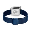 Women's Quartz Stainless Steel Silver-Blue Milanese Bracelet Watch 18034-307