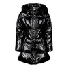 Black Glossy Puffer Jacket