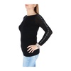 Black Round Neck Knitwear