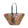 Multicolor Circles Charm Bag
