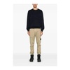 Diagonal Raised Fleece Crewneck Sweatshirt