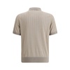 Striped Polo Shirt Short Sleeves