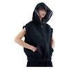 W NEW ORDER Gilet JACKET FLEECE Black