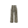 Animalier Print WideLeg Trousers