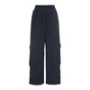 Black Hannoki Trousers with Pockets