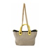 Beige Shoulder Sling Tote Bag