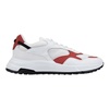 Leather Fabric Sneakers Lace-up Men