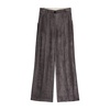 Purple Corduroy Straight Leg Trousers