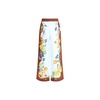 Floral Wide Leg Linen Pants