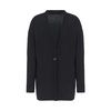 Black Shawl Collar Sweater AW24