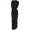 Draped Side-Slit Dress