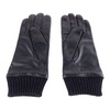 Black Lambskin Leather Gloves