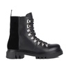 Stylish Black Leather Hiker Boots