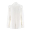 Double-Breasted Elegant Jacket with Contrasting Buttons
