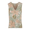 Lurex Detail V-Neck Sleeveless Top