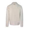 Knit Jacket with Button Closure and Front Pockets