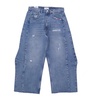 High Waist Straight Fit Denim Shorts