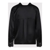 Silk Draped Shirt with V-Neckline
