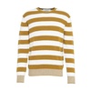 Striped Knit Sweater Yellow