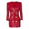 Short quilted leather dress