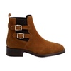 Casual Camel Suede Womens Booties