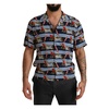 Elegant Multicolor Silk Casual Shirt