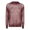 Cashmere Silk Sweater Bordeaux Italy