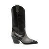 Black Calf Leather Cowboy Boot Ariel