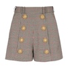 High-rise Prince of Wales shorts