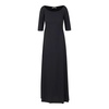 Jersey Long Dress Boat Neck