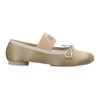 Gold Closed Ballerinas Elegant Style
