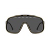 Sporty Black Gold Sunglasses