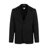 Black Wool Jacket Peak Lapel