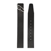 Logo Plate Silver Leather Belt