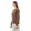 Luxury Cashmere Crew Neck Sweater Brown