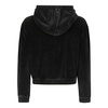 APPLE LOGO SHRUNKEN ZIP UP SWEATSHIRT