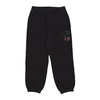 Black Fleece Sweatpants Elastic Waist